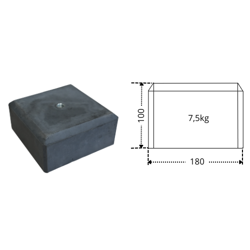 180100V15-5SH20 Betonpoer speciaal