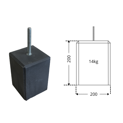 200/200V5-5D16 Speciale betonpoer
