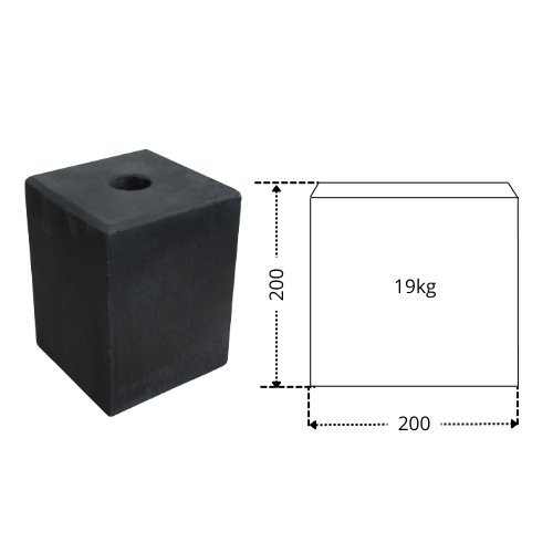 200200V5ø40 betonpoer