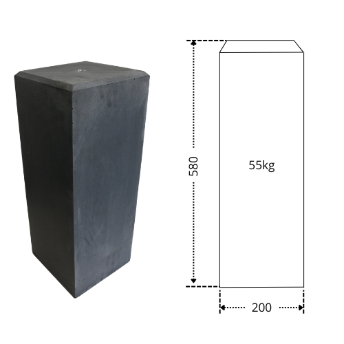 200V5SH16 betonpoer