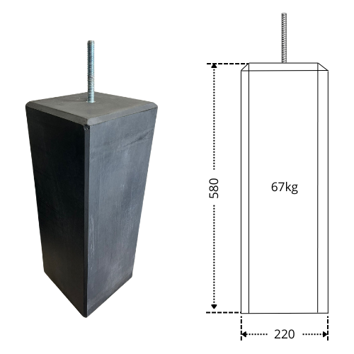 Betonpoer 220V10-5D16